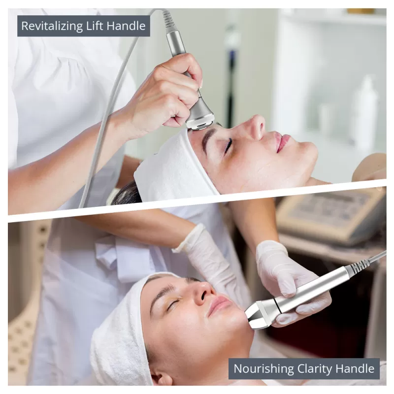 FaceEvo LDM Ultrasound Facial Machine With 3&10 MHz For Pro Skin Rejuvenation