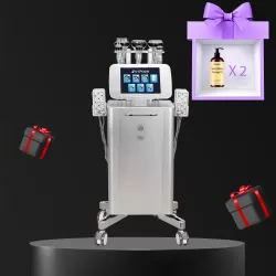 Standing Metal 7 in 1 S Shape 30K Cavitation Body Contouring Machine
