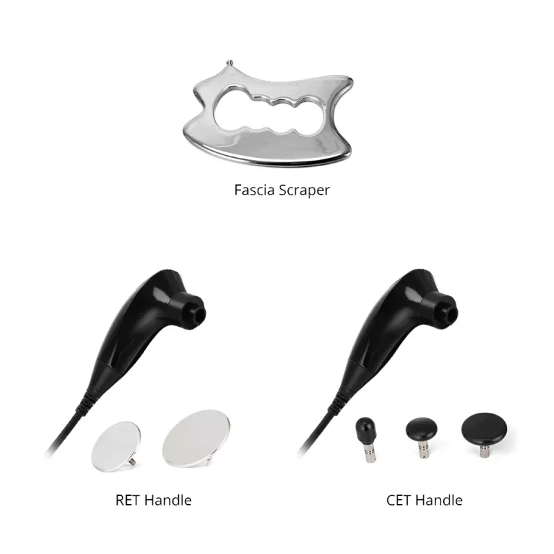 Tecar CET RET 448K Therapy Fascia Face Body Massage For Pain Relief Skin Tightening