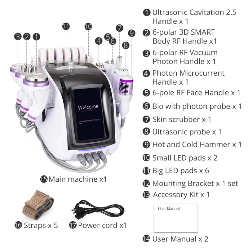 10 in 1 40K Cavitation Machine Body Contouring 2.5 Version