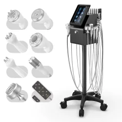 Standing Metal 9 in 1 Ultrasound Cavitation RF Machine