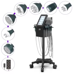 Standing Metal 9 in 1 Ultrasound Cavitation Machine