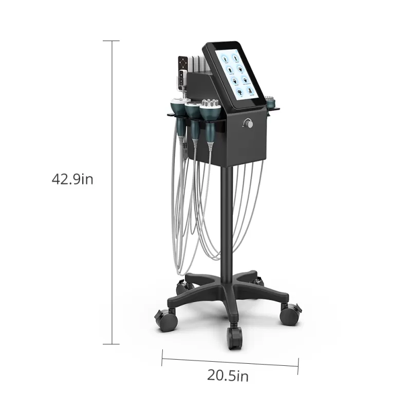 Standing Metal 9 in 1 Ultrasound Cavitation Machine