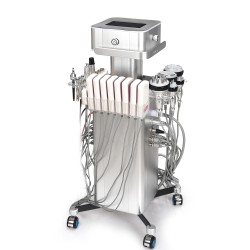 Standing 10 in 1 Lipo Cavitation Body Contouring Facial Care Machine