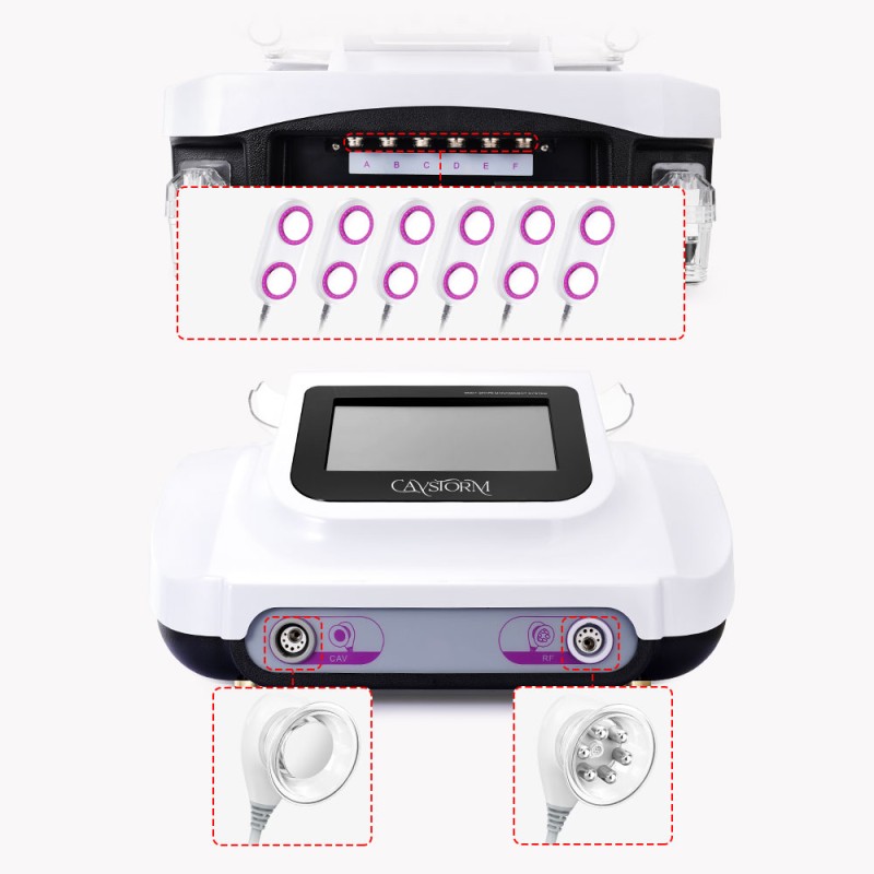 Ultrasonic Cavitation 3.0 Radio Frequency Body Contouring Skin Tightening Detox Machine