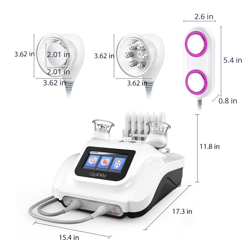 Ultrasonic Cavitation 3.0 Radio Frequency Body Contouring Skin Tightening Detox Machine