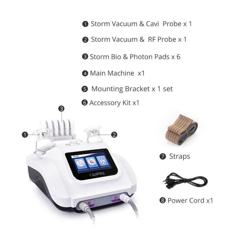 Ultrasonic Cavitation 3.0 Radio Frequency Body Contouring Skin Tightening Detox Machine