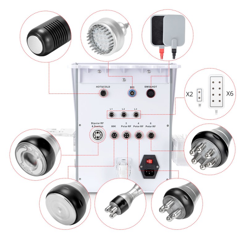 10 In 1 80K Cavitation Laser Lipo Body Slimming Machine