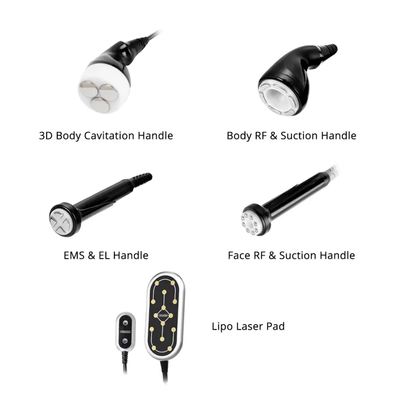 Portable 3D S Shape Cavitation RF 160mW Lipo Laser Body Sculpting Machine