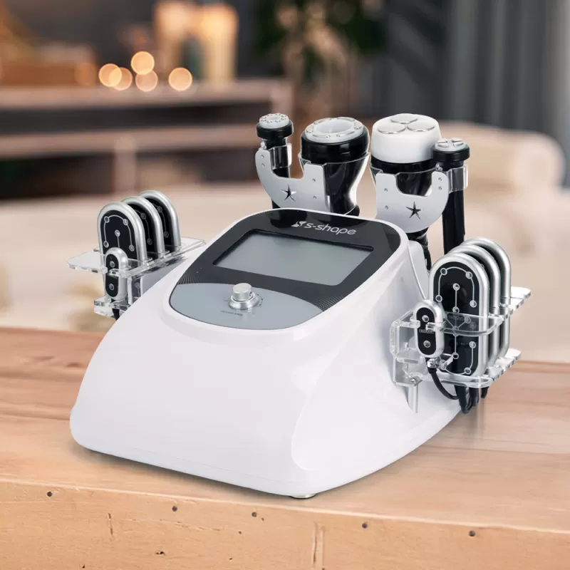Portable 3D S Shape Cavitation RF 160mW Lipo Laser Body Sculpting Machine