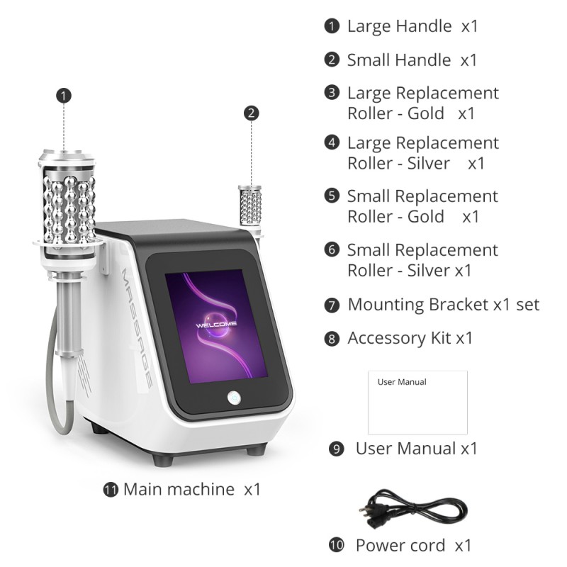 2-In-1 Endospheres Therapy Inner Ball Lymphatic Drainage machine