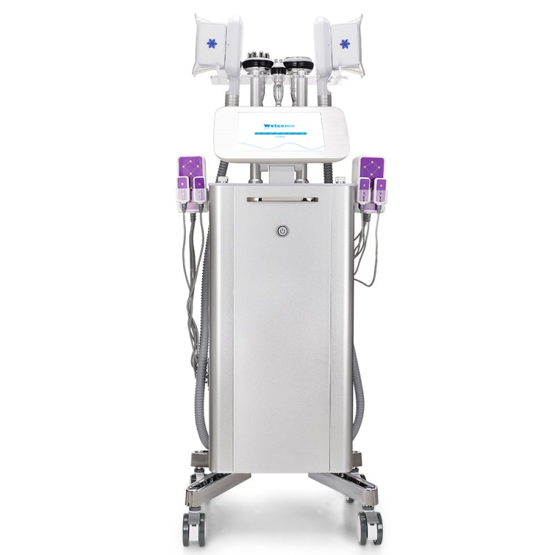 6 In 1 Standing Cavitation Fat Freezing Laser Lipo Body Shaping Machine