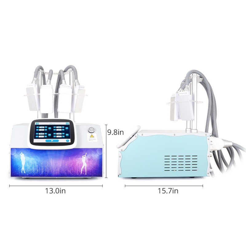 Advanced 4 Pads Fat Freezing Body Slimming Machine Spa Use