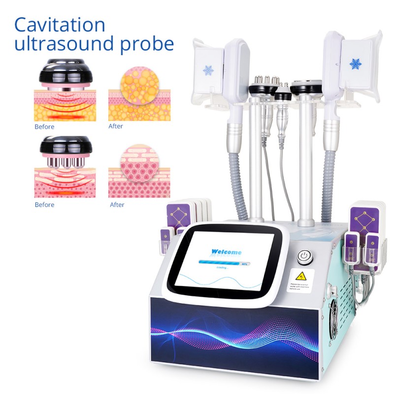 5 In 1 Cavitation Fat Freezing Laser Lipo Body Contouring Machine