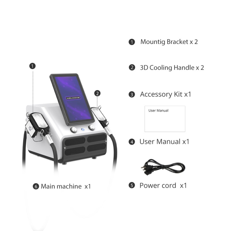 Salon Quality 2 Handles Fat Freezing Body Contouring Machine