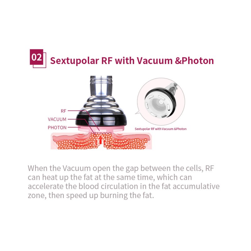 7-in-1 Cavitation, Vacuum, RF & Cryo Fat Freezing Slimming Machine