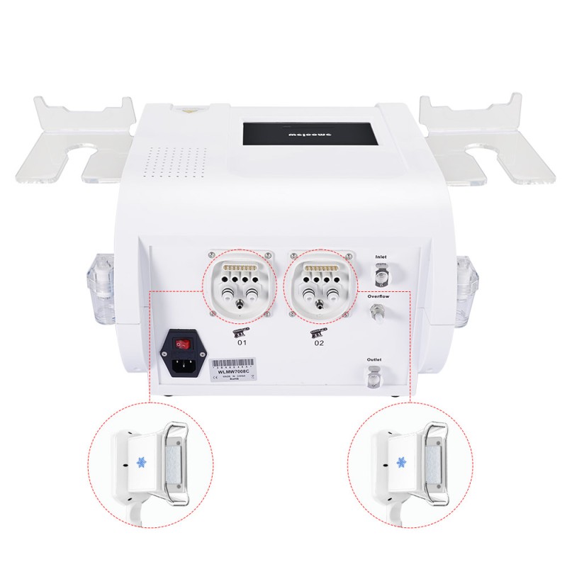 2 Handles Fat Freezing Cellulite Reduction Body Sculpting Machine