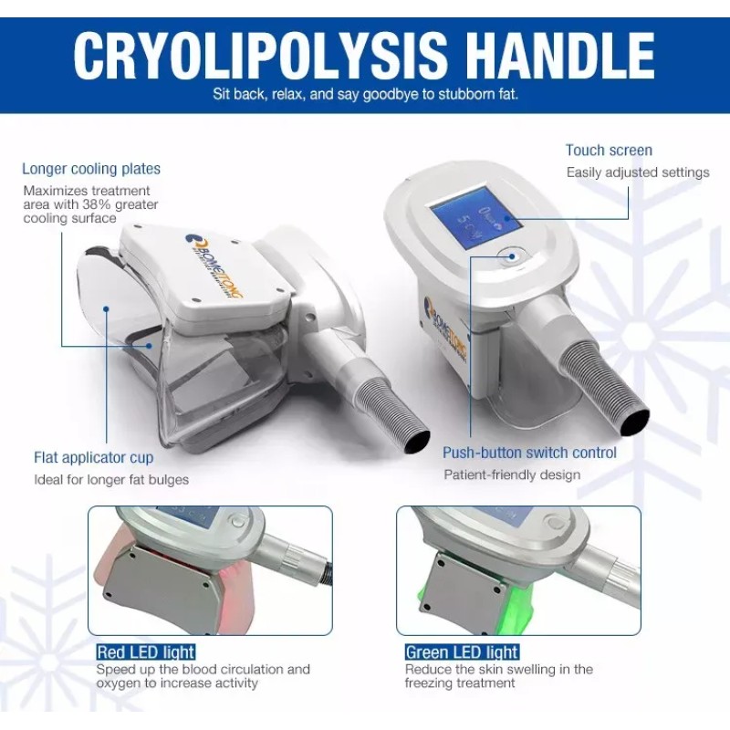 Professional 4 Handles Cryo Fat Freezing Machine