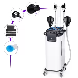 EMS 4 Handles With RF Body Massage Muscle Building Machine
