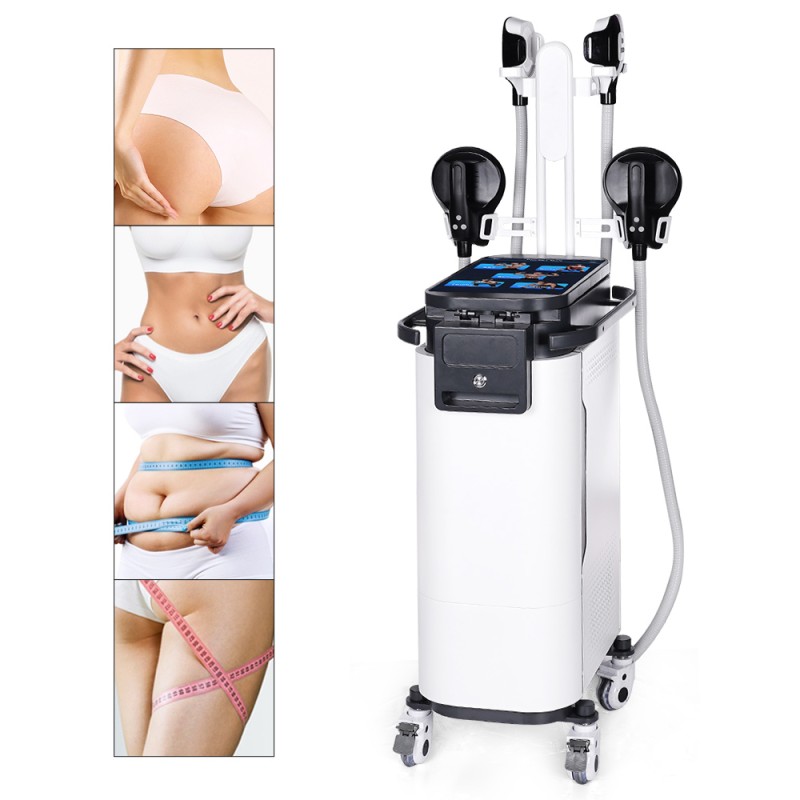 4 Handles Cooling System Ems Sculpt Muscle Building Machine