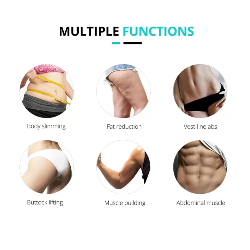 Professional 4 in 1 EMS RF Sculpting Electromagnetic Muscle Stimulation Machine