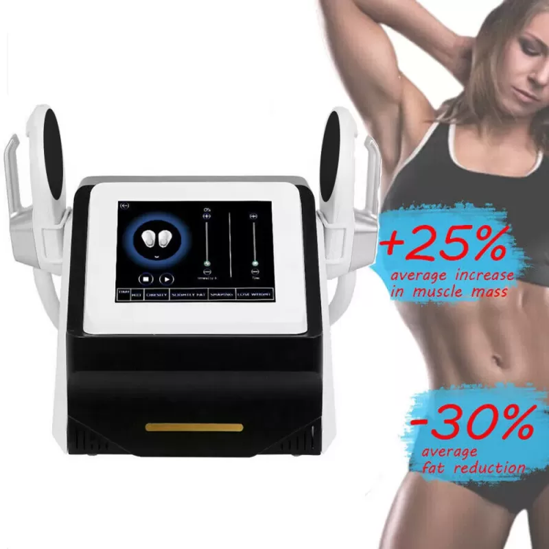 2 Handles EMS Sculpting RF Muscle Building Skin Tightening Machine