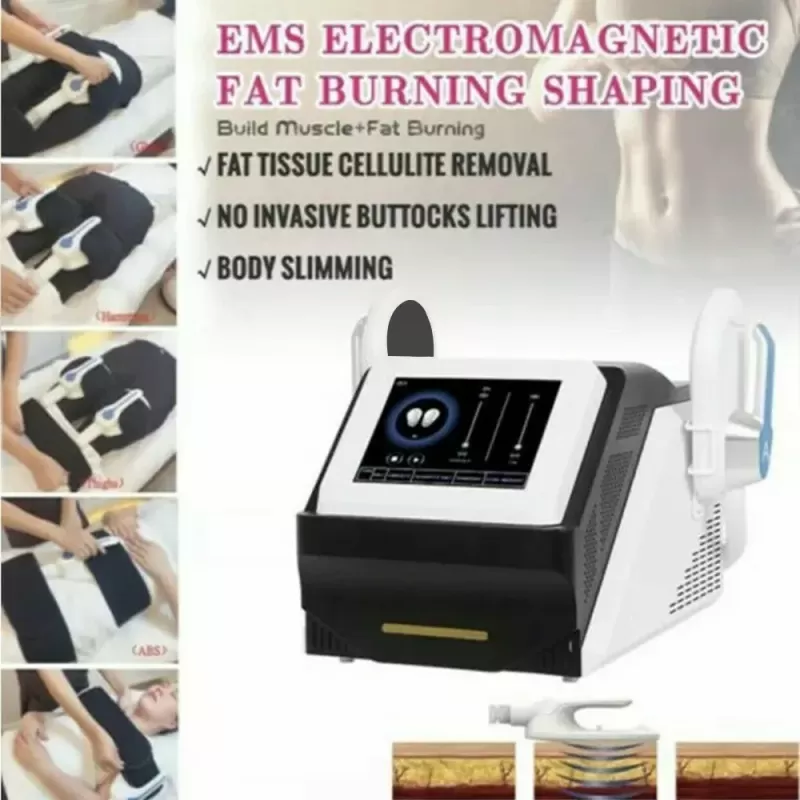 2 Handles EMS Sculpting RF Muscle Building Skin Tightening Machine