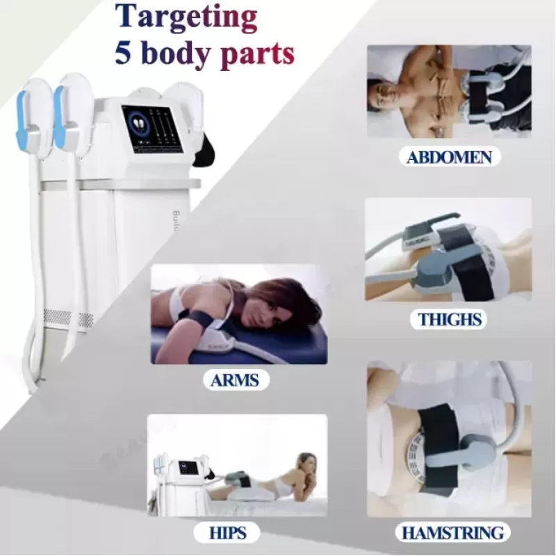 Standing 2 in 1 EMS Muscle Building Body Sculpting Machine for Sale