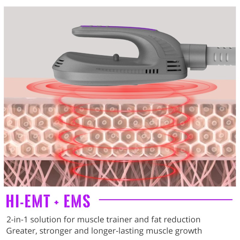 2 Handles Ems Massage Body Sculpting Muscle Building Machine