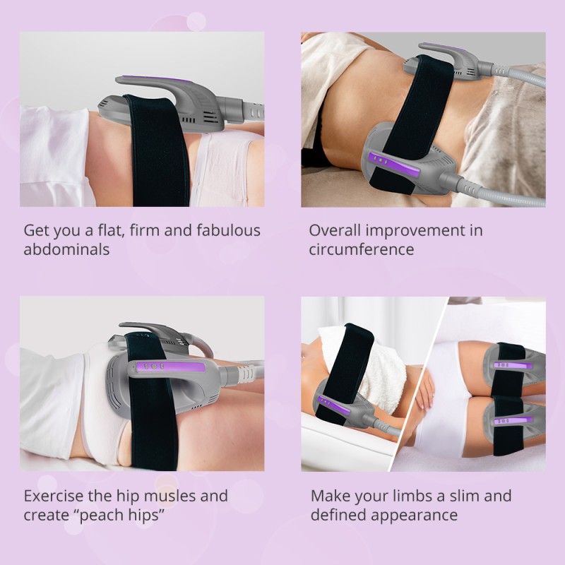 2 Handles Ems Massage Body Sculpting Muscle Building Machine