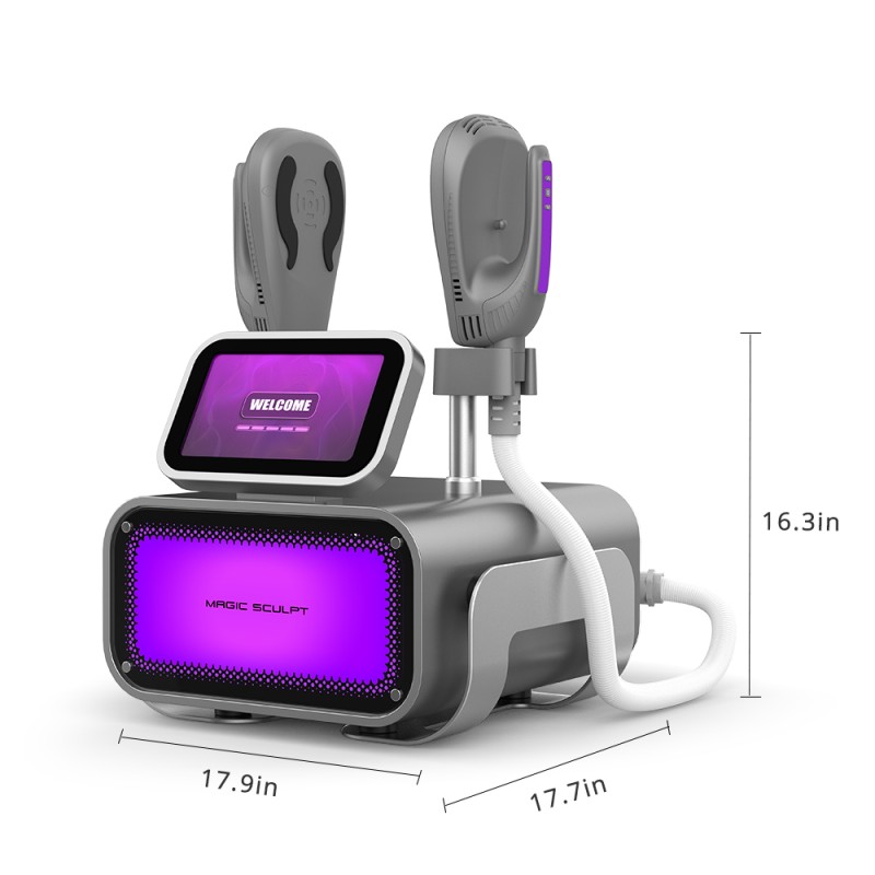 2 Handles Ems Massage Body Sculpting Muscle Building Machine