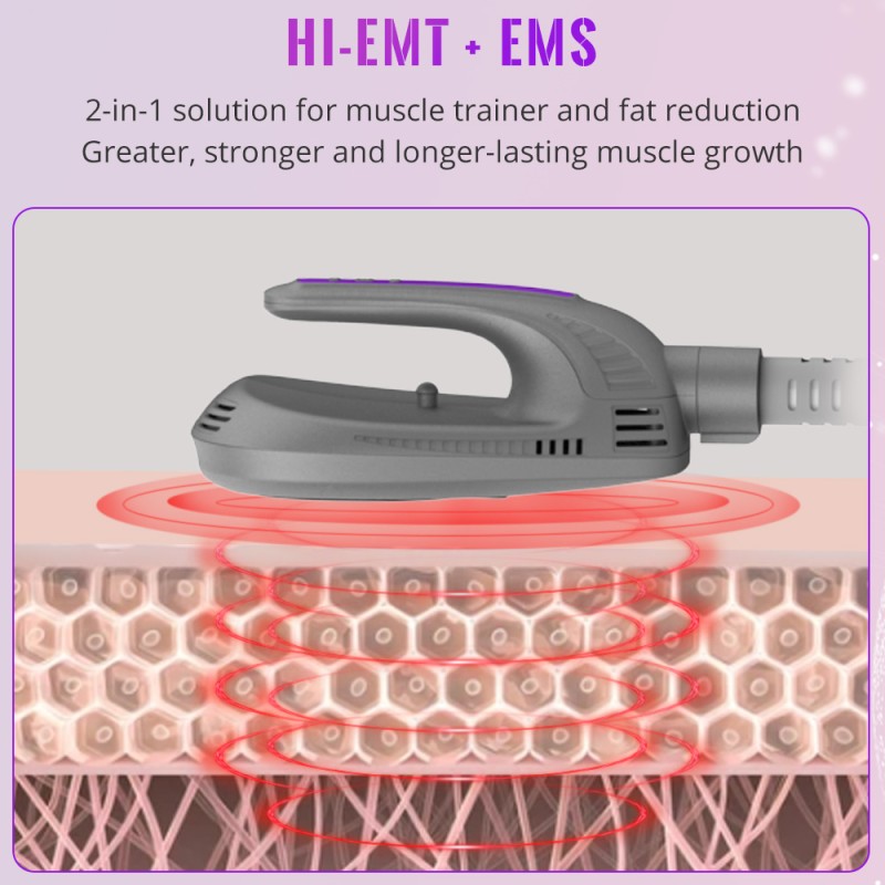 4 Handles EMS Body Massage Muscle Building Machine