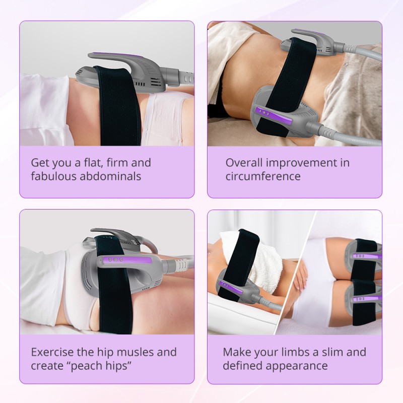 4 Handles EMS Body Massage Muscle Building Machine
