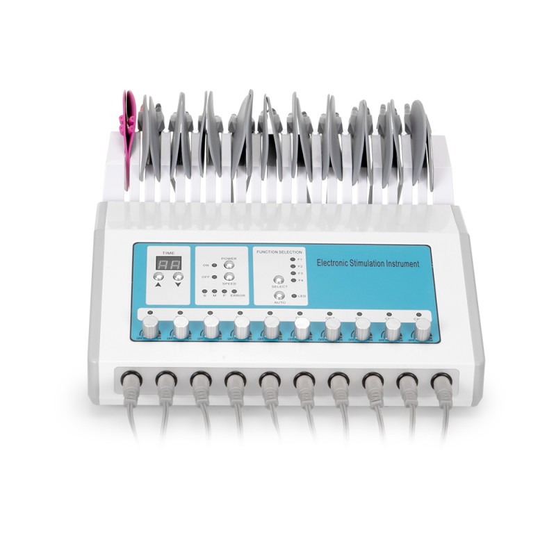 2-in-1 EMS Bio Microcurrent Slimming & Therapy Machine with Pulse Pads