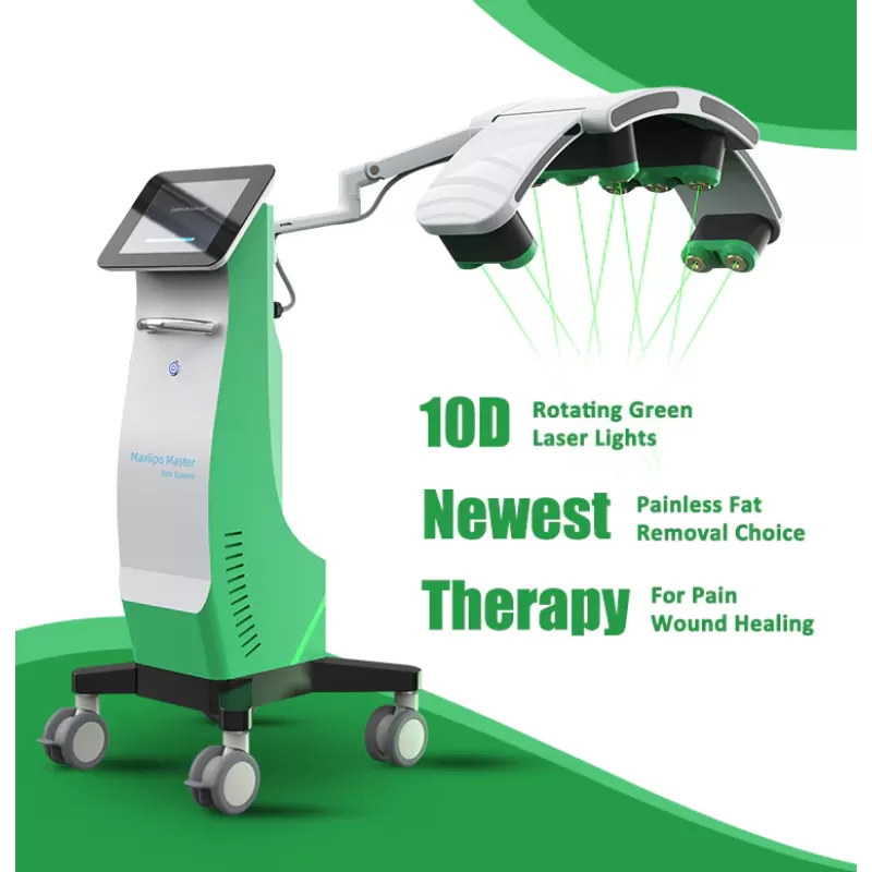 10D Shaping Laser 532nm 635nm Green Light Body Sculpting Machine