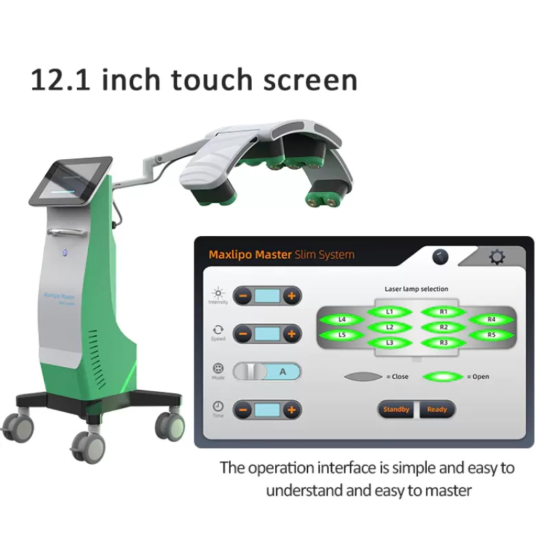 10D Shaping Laser 532nm 635nm Green Light Body Sculpting Machine