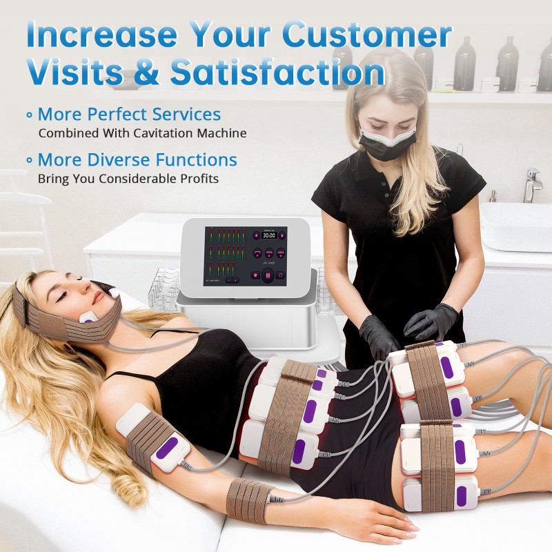 160MW Laser Lipo 16 Pads Fat Reduction Machine Spa Use