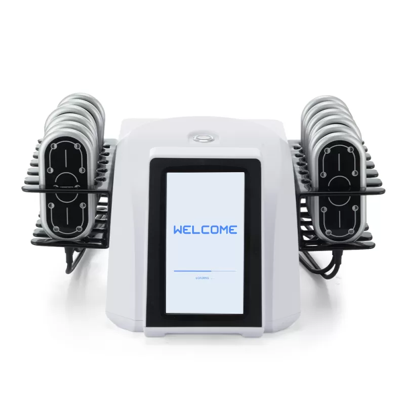 Upgraded Black 160mW 12-Pad Laser Lipo Body Contouring System For Pro Use
