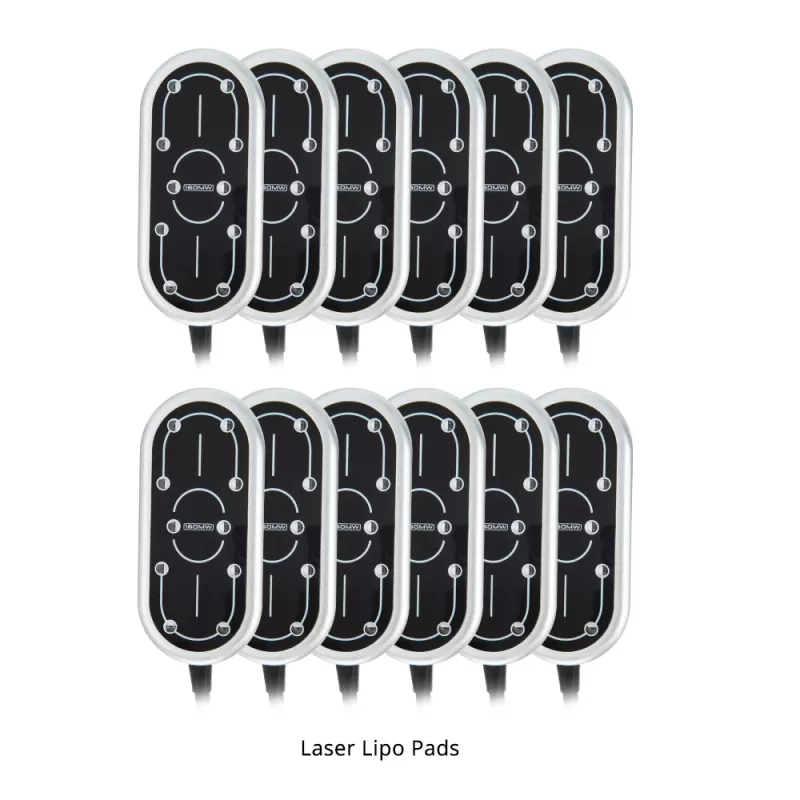 Upgraded Black 160mW 12-Pad Laser Lipo Body Contouring System For Pro Use