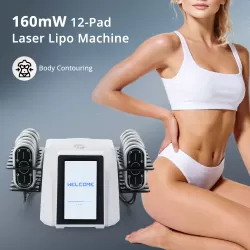 Upgraded Black 160mW 12-Pad Laser Lipo Body Contouring System For Pro Use