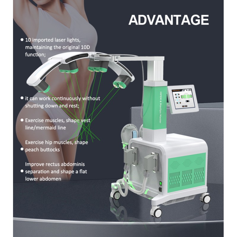 2 In 1 10D Cold Laser Emsculpt Body Contouring Machine
