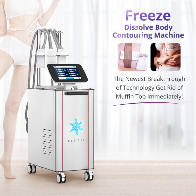 Standing 4 Pads Freeze Fat Cool Body Sculpting Machine