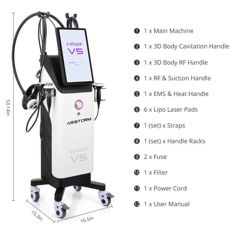 3D S Shape Promax 30K RF Vacuum EMS Machine