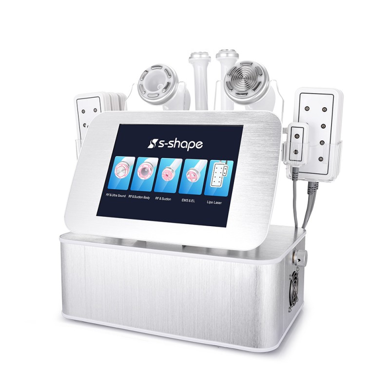 S Shape 30K Cavitation Body Contouring Skin Tightening Machine Spa Use