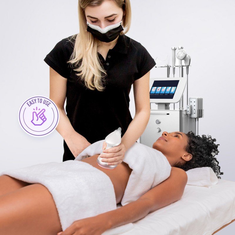 Standing S Shape 30K Cavitation Body Sculpting Machine Spa Use