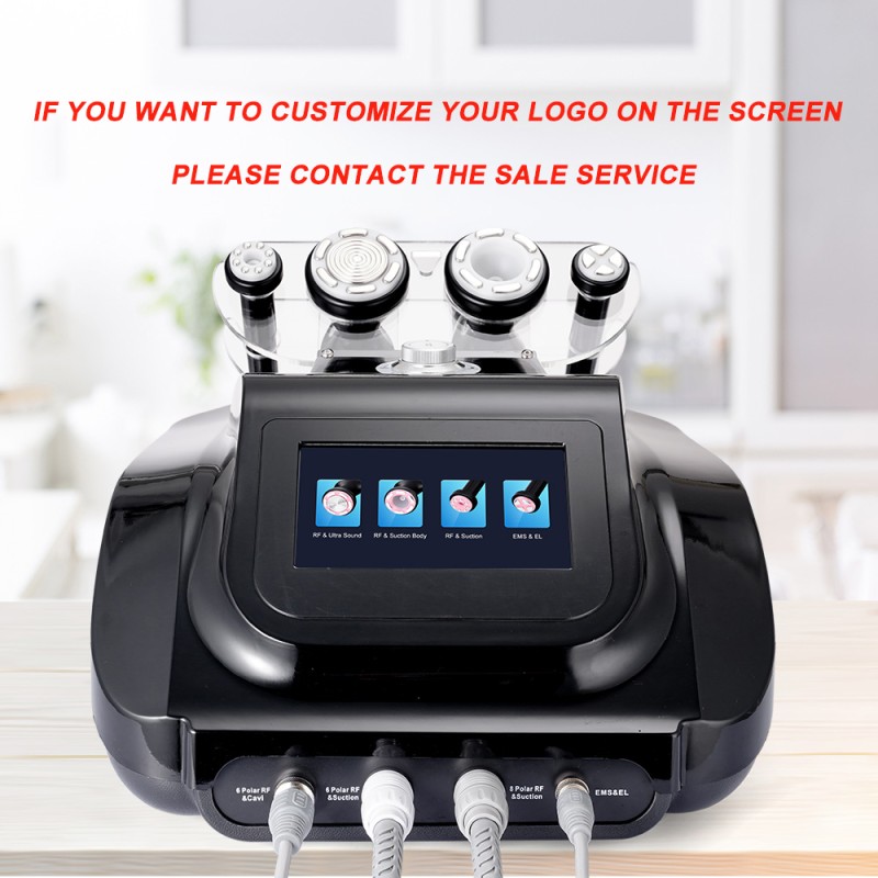 Black S Shape 30K Cavitation Body Contouring Machine