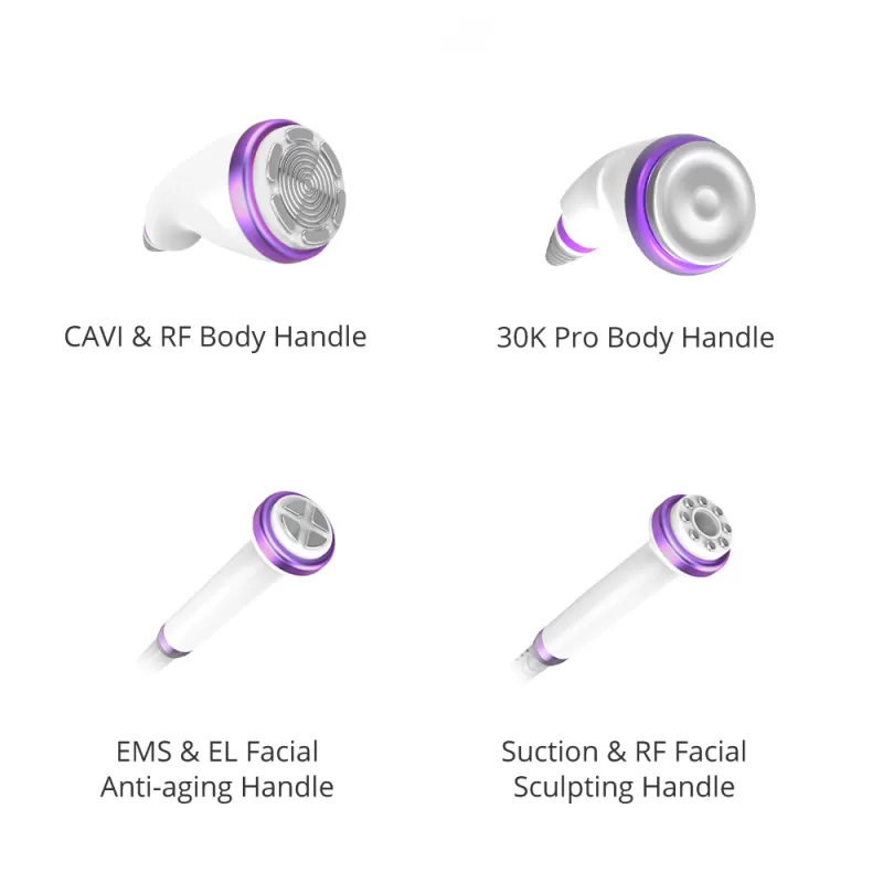 S Shape 30K Ultrasound Cavitation RF Body Shaping & Facial Lifting Machine