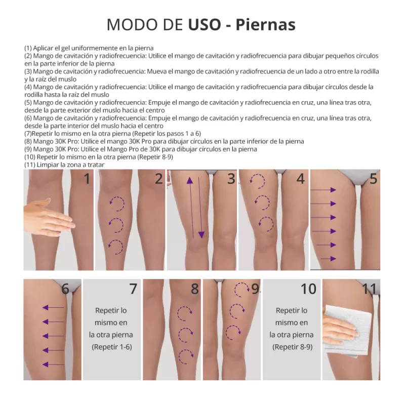 Máquina S Shape de Ultrasonido 30K con Cavitación RF para Moldeado Corporal y Lifting Facial de Uso Doméstico