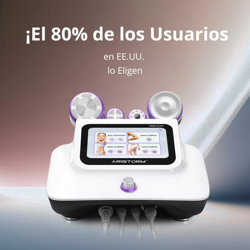 Máquina S Shape de Ultrasonido 30K con Cavitación RF para Moldeado Corporal y Lifting Facial de Uso Doméstico