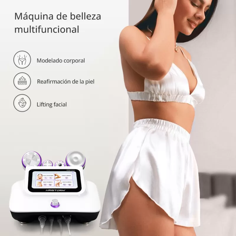 Máquina S Shape de Ultrasonido 30K con Cavitación RF para Moldeado Corporal y Lifting Facial de Uso Doméstico
